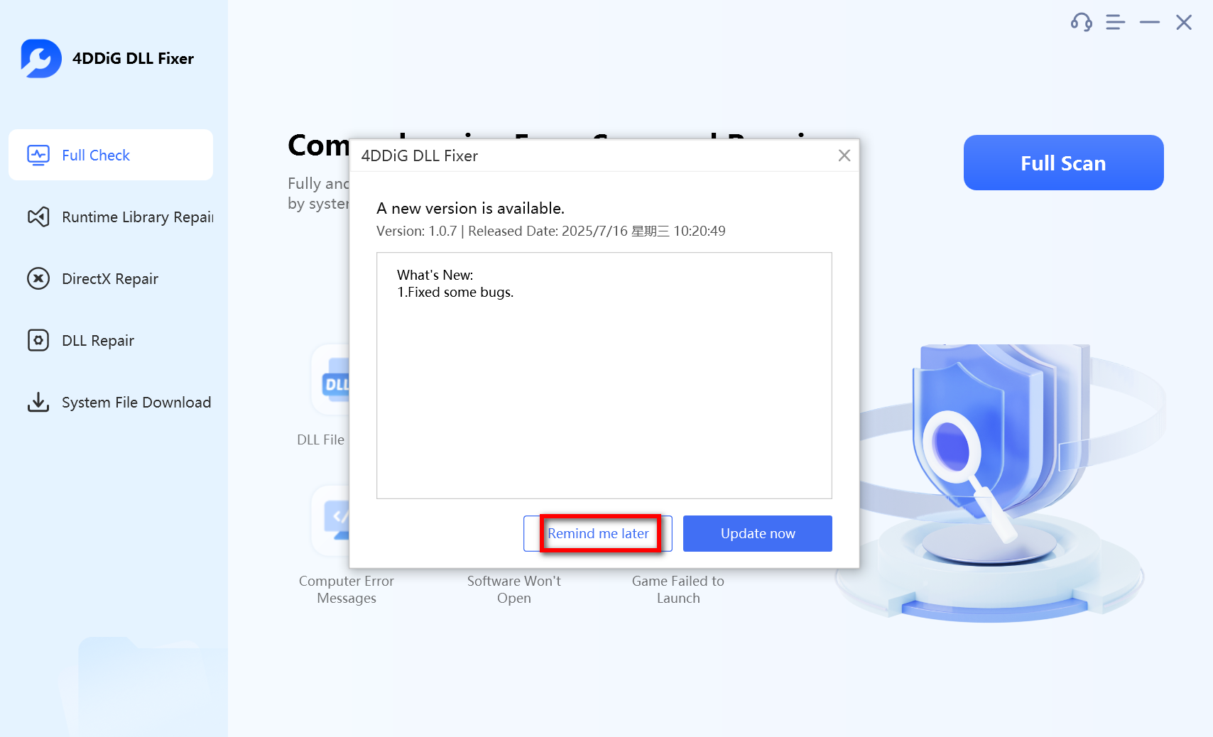 4DDiG DLL Fixer v1.0.2.3 单文件绿色版，免费dll修复工具-第1张图片-内求网