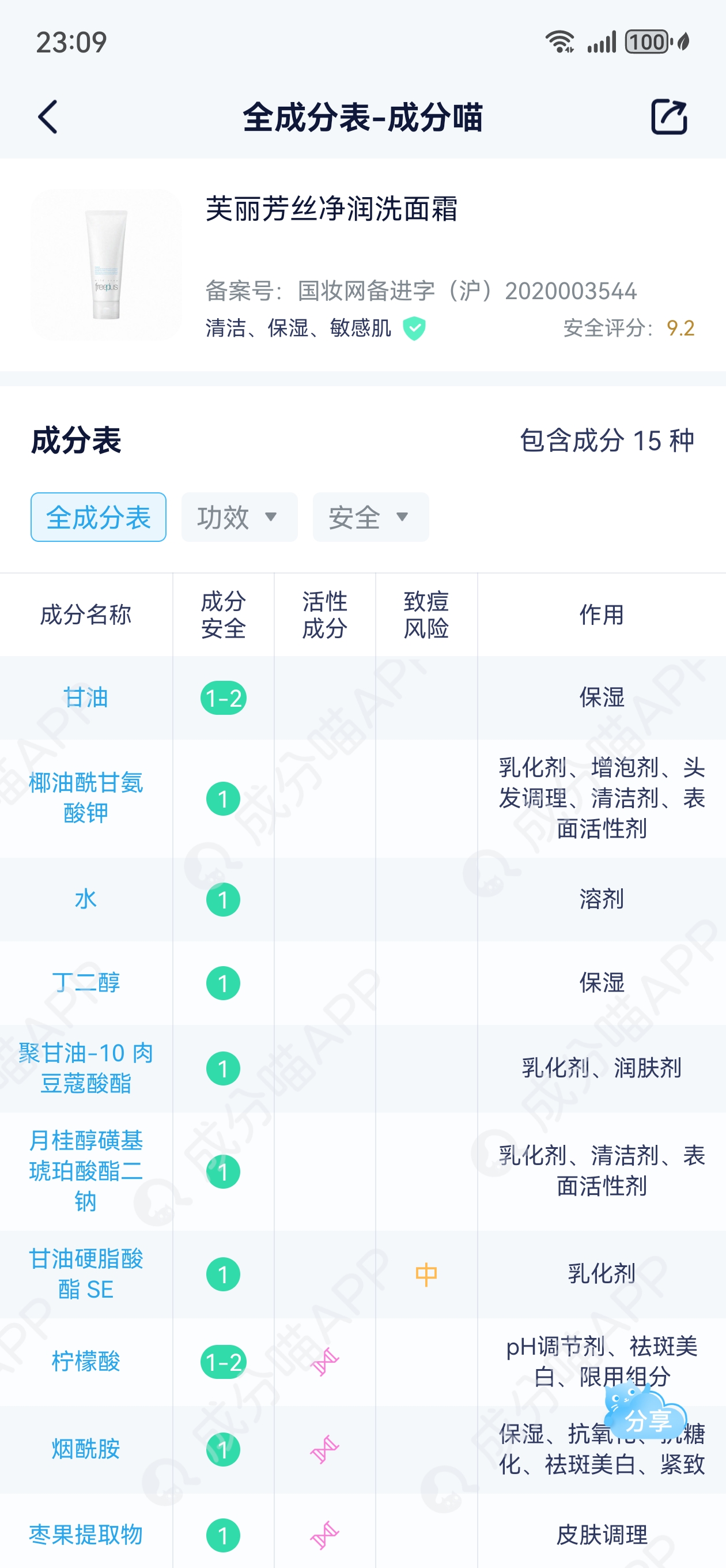 成分喵 v1.6.6，化妆品/食品风险查询app-第3张图片-内求网